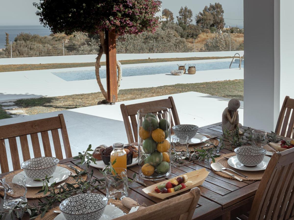 Villa Santa Maria With Private Pool And Sea View Afantou Eksteriør bilde
