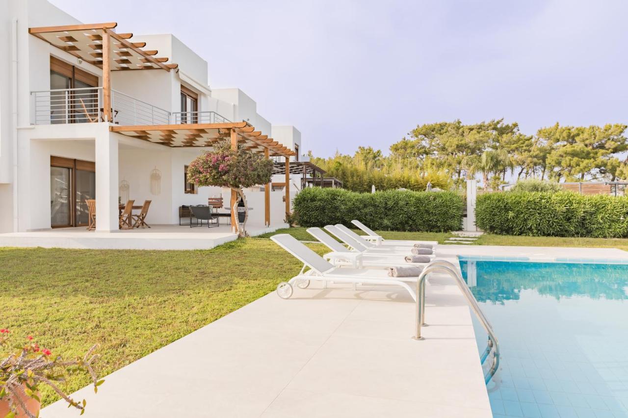 Villa Santa Maria With Private Pool And Sea View Afantou Eksteriør bilde