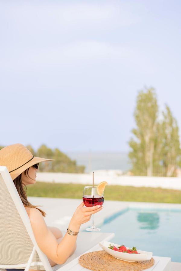 Villa Santa Maria With Private Pool And Sea View Afantou Eksteriør bilde